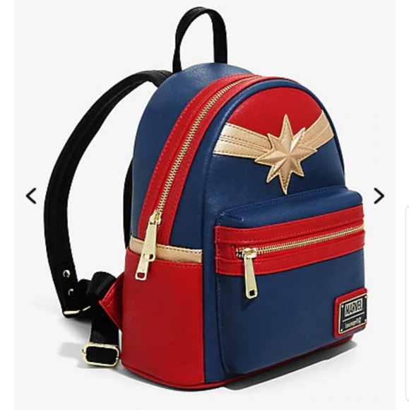 Disney Marvel: Captain Marvel Mini Backpack Lounge - Picture 2 of 4